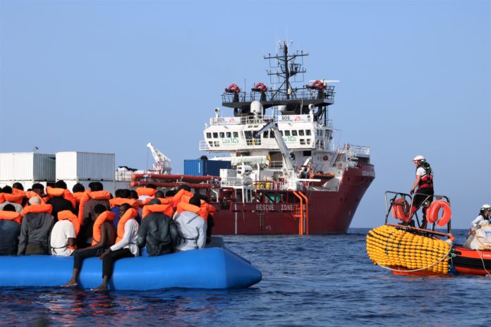 L'association SOS Méditerranée « Nos missions : sauver, protéger et témoigner » © Hannah Wallace Bowmane / SOS MEDITERRANEE